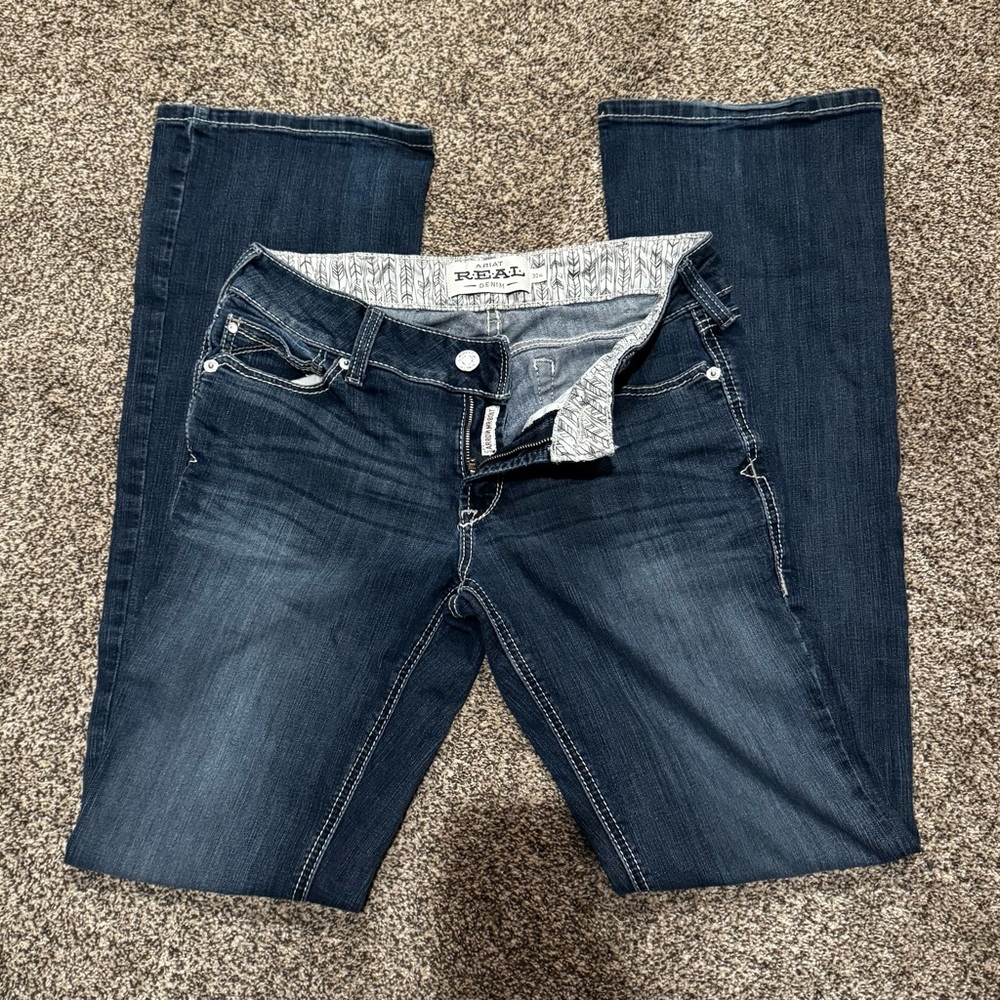 Ariat Women's Dark Blue Straight Leg Jeans